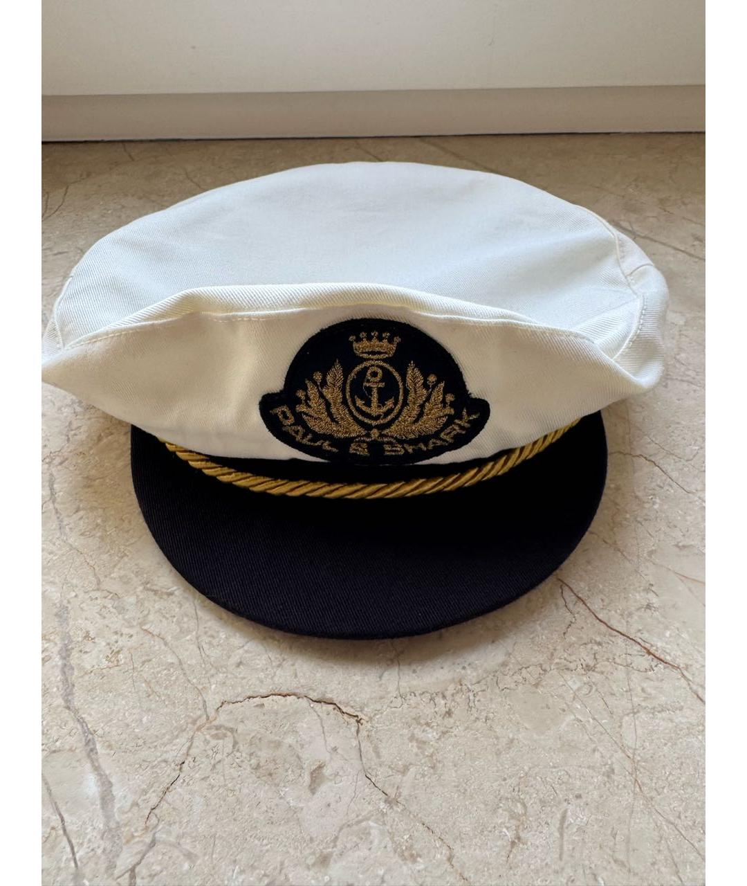 PAUL & SHARK Белая хлопковая кепка, фото 6