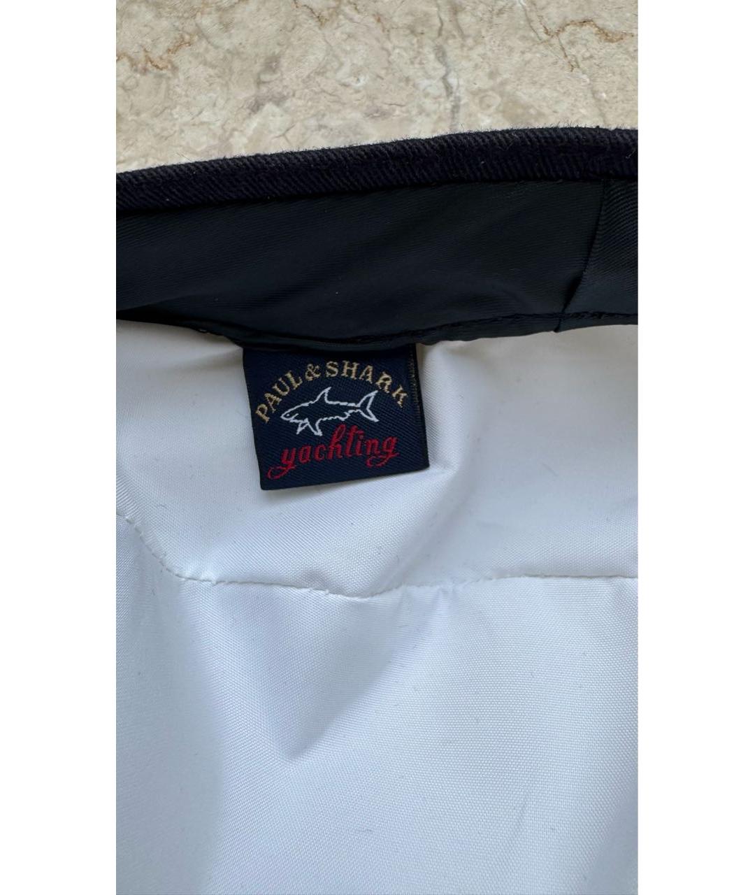 PAUL & SHARK Белая хлопковая кепка, фото 5