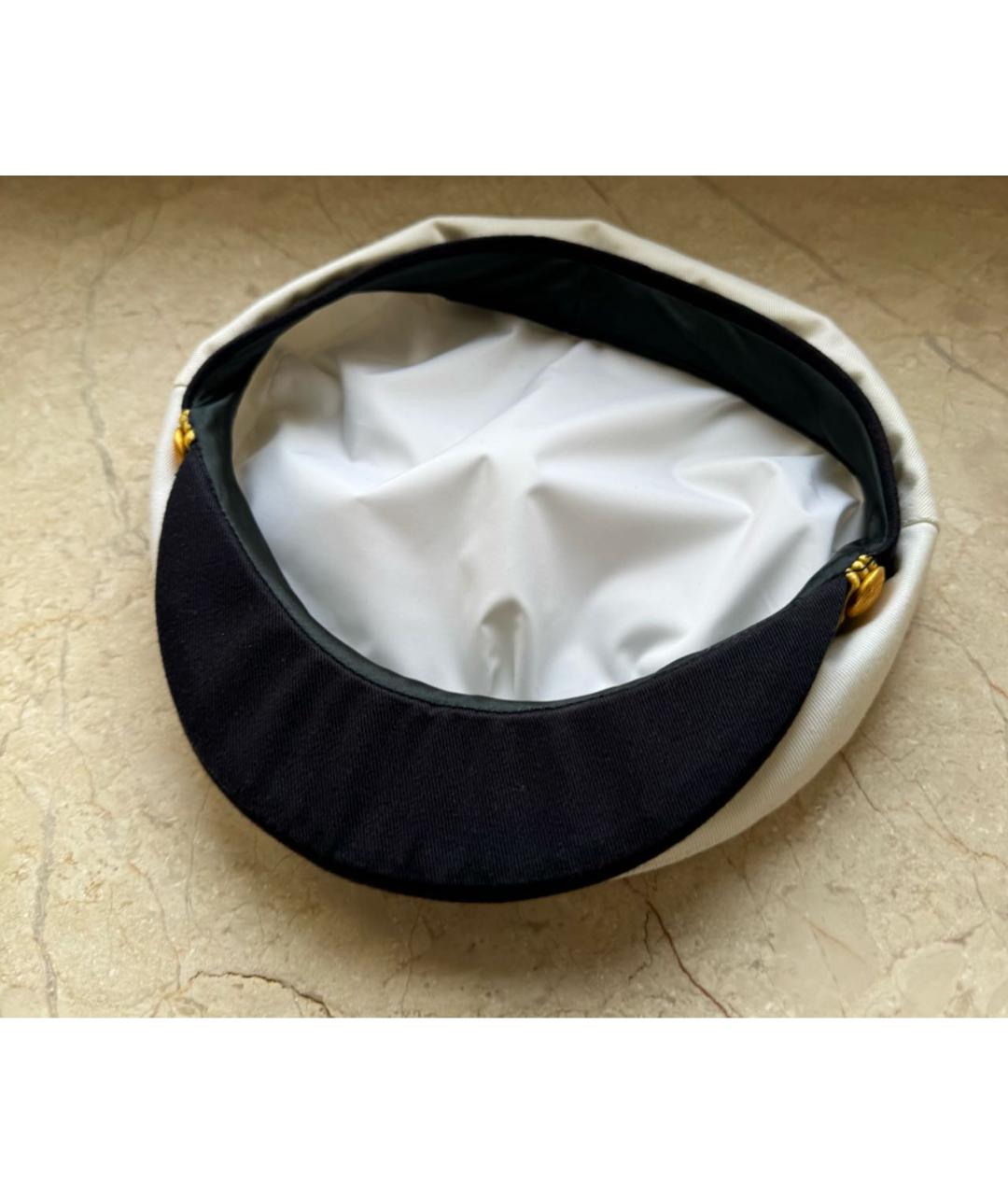 PAUL & SHARK Белая хлопковая кепка, фото 4