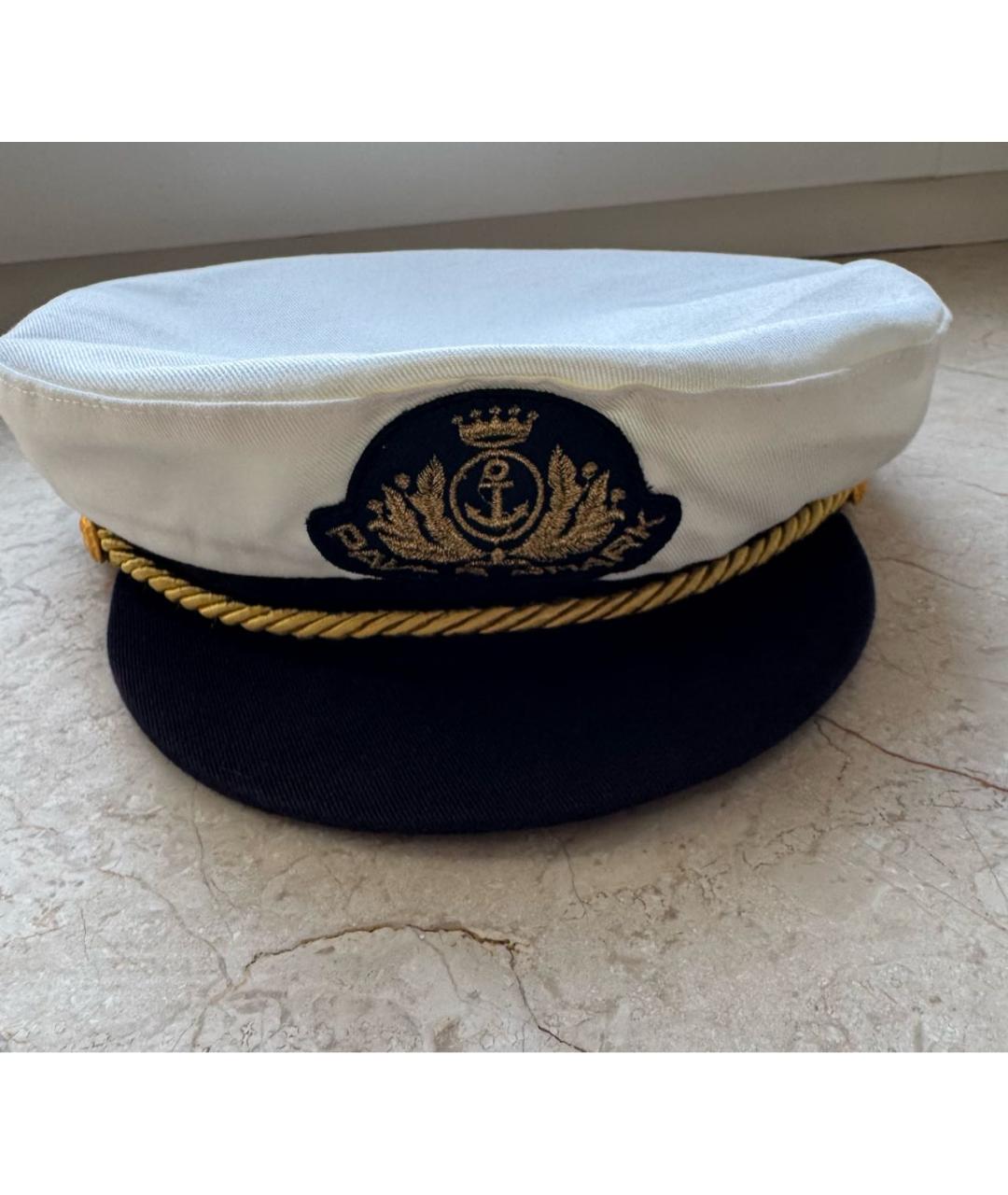 PAUL & SHARK Белая хлопковая кепка, фото 7