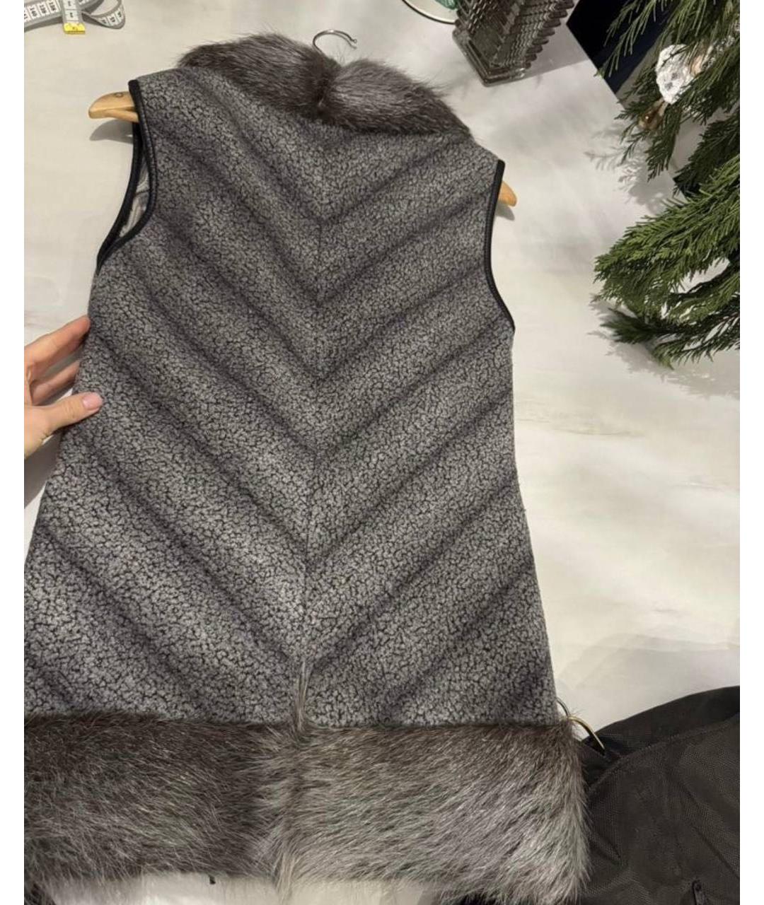 MISSONI Серый шерстяной жилет, фото 2