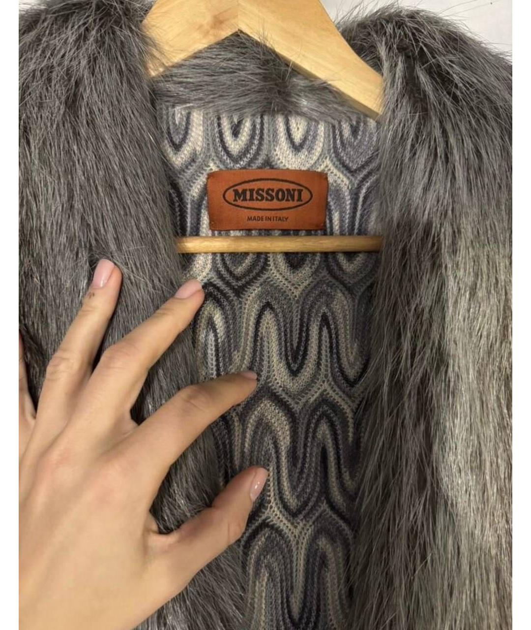 MISSONI Серый шерстяной жилет, фото 3