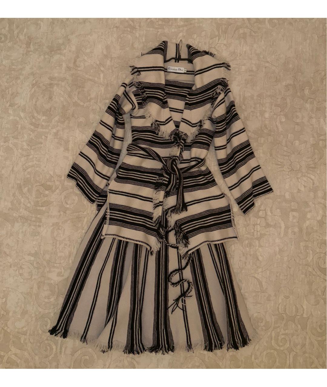 CHRISTIAN DIOR Мульти шелковый костюм с юбками, фото 9