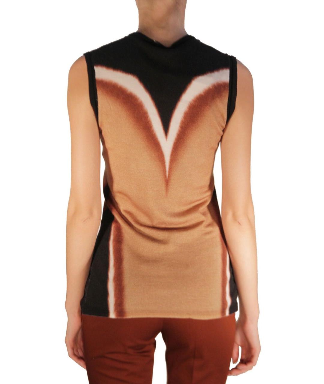 PHILOSOPHY Коричневая шерстяная жилетка, фото 7