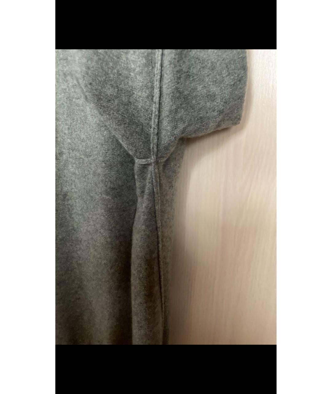 LORO PIANA Серый кашемировый джемпер / свитер, фото 5