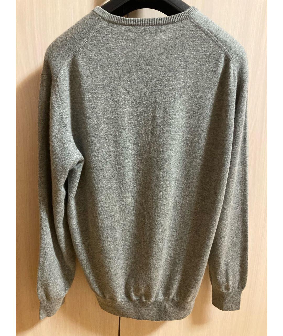 LORO PIANA Серый кашемировый джемпер / свитер, фото 2