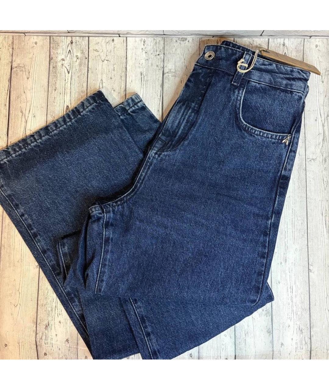 PATRIZIA PEPE Синие джинсы клеш, фото 7