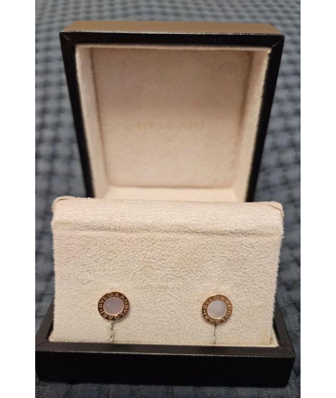 BVLGARI Золотые серьги из розового золота, фото 4