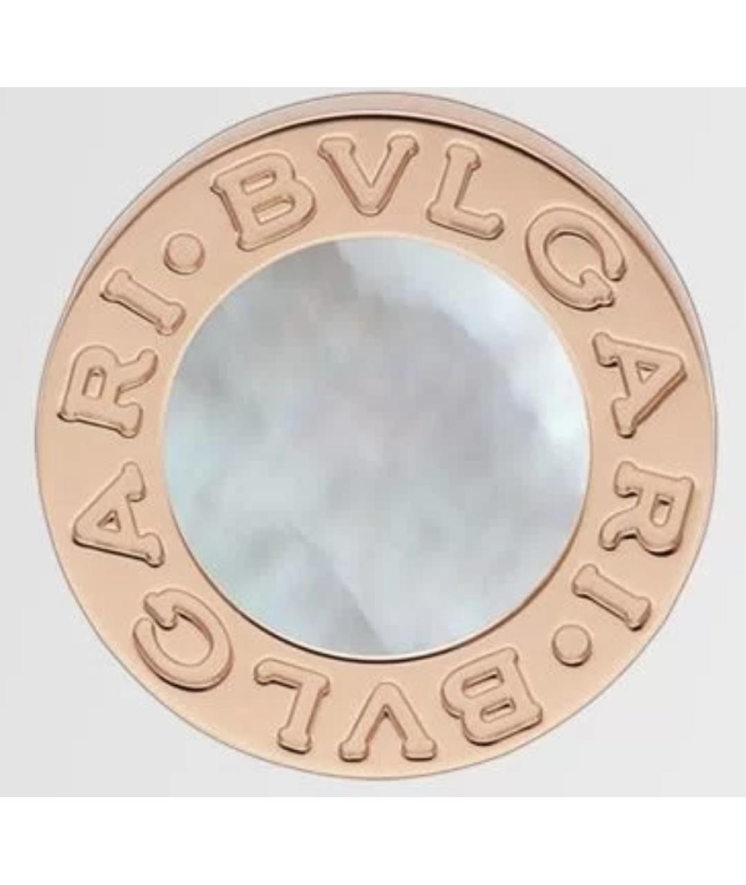 BVLGARI Золотые серьги из розового золота, фото 2