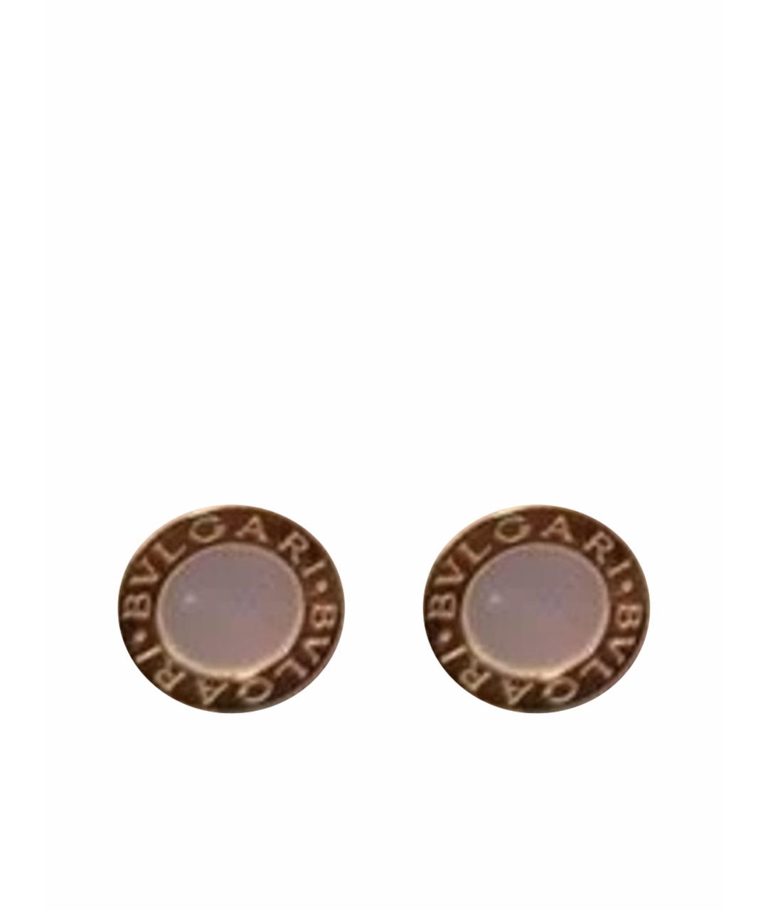 BVLGARI Золотые серьги из розового золота, фото 1