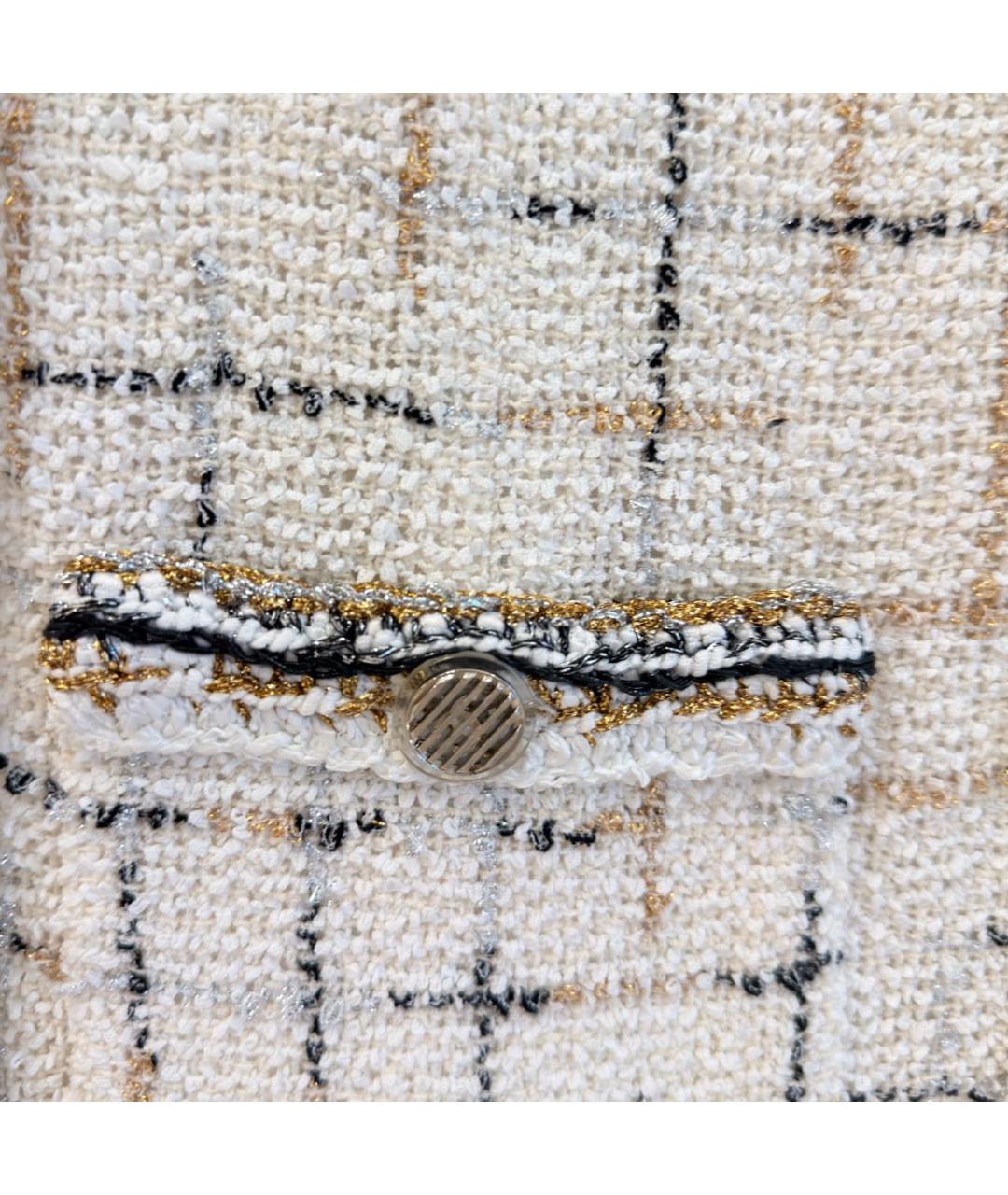 CHANEL Мульти твидовый жакет/пиджак, фото 5