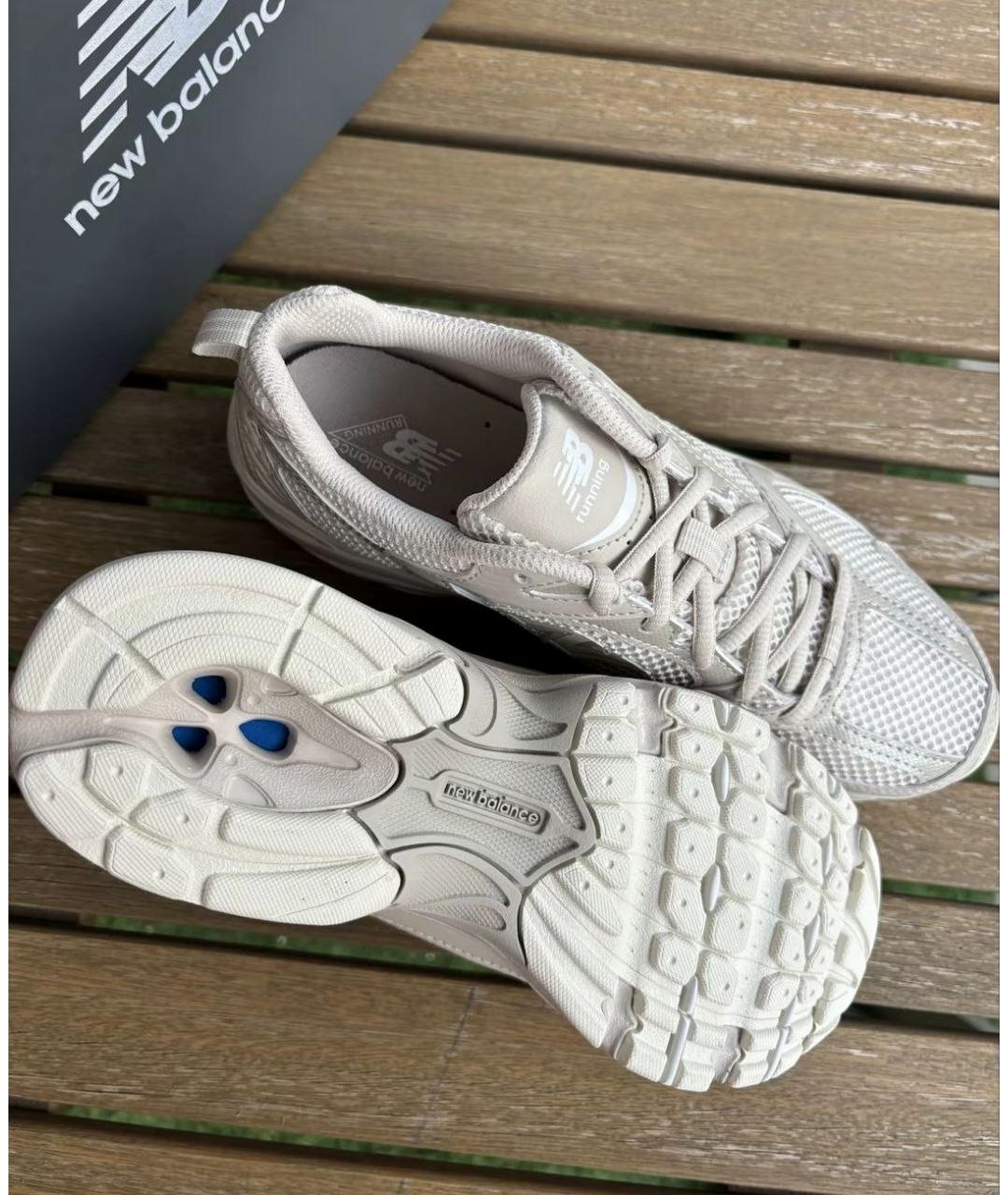 NEW BALANCE Бежевые текстильные кроссовки, фото 3