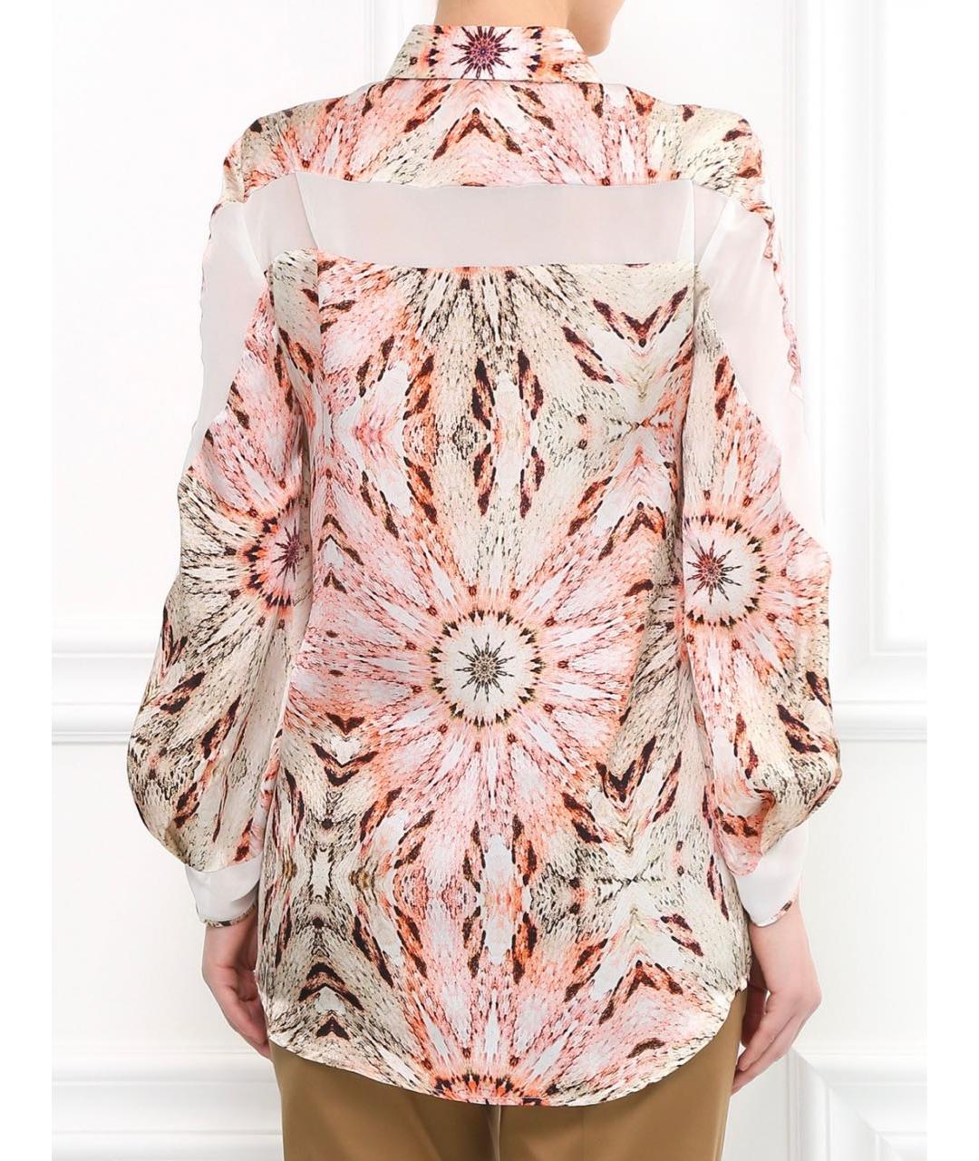 PHILOSOPHY Розовая шелковая блузы, фото 3