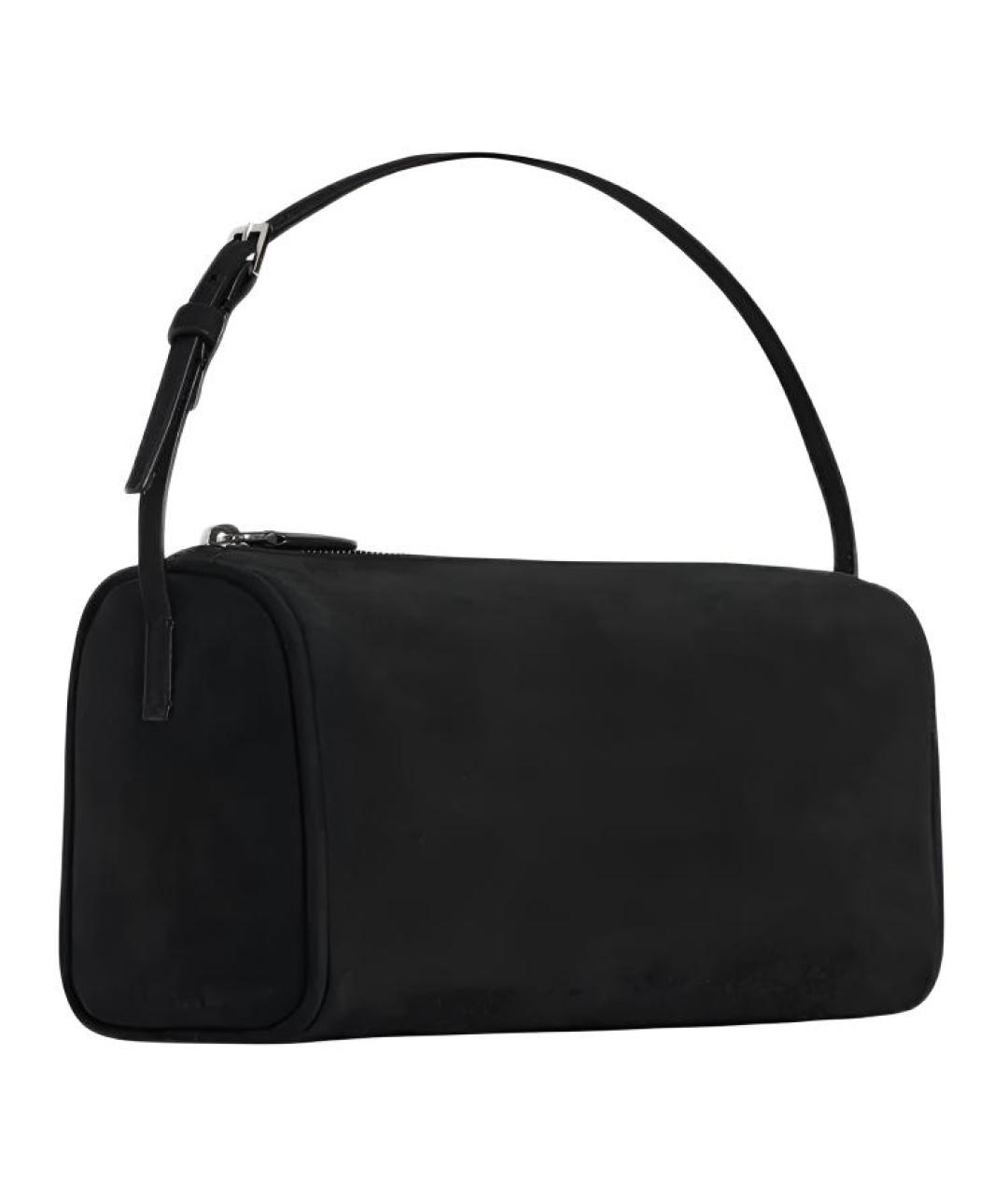 THE ROW Черная кожаная сумка через плечо, фото 3