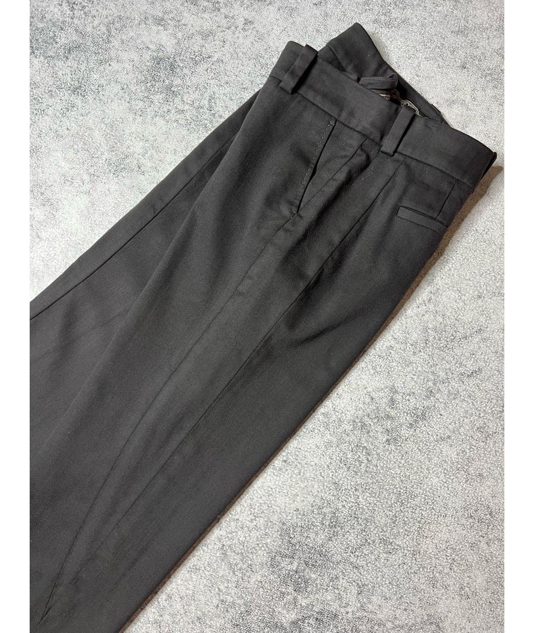 CELINE Серые шерстяные брюки узкие, фото 4