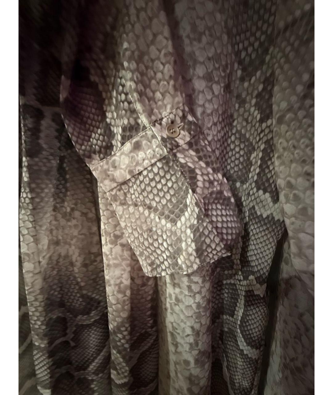 BARBARA BUI Серая полиэстеровая блузы, фото 8