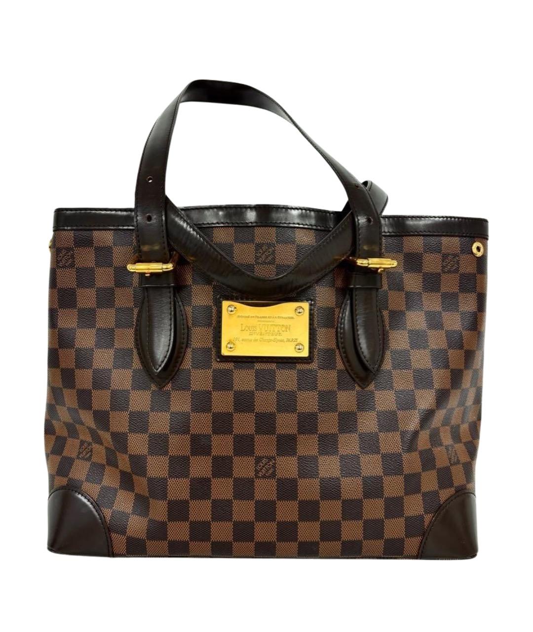 LOUIS VUITTON Коричневая сумка тоут, фото 1