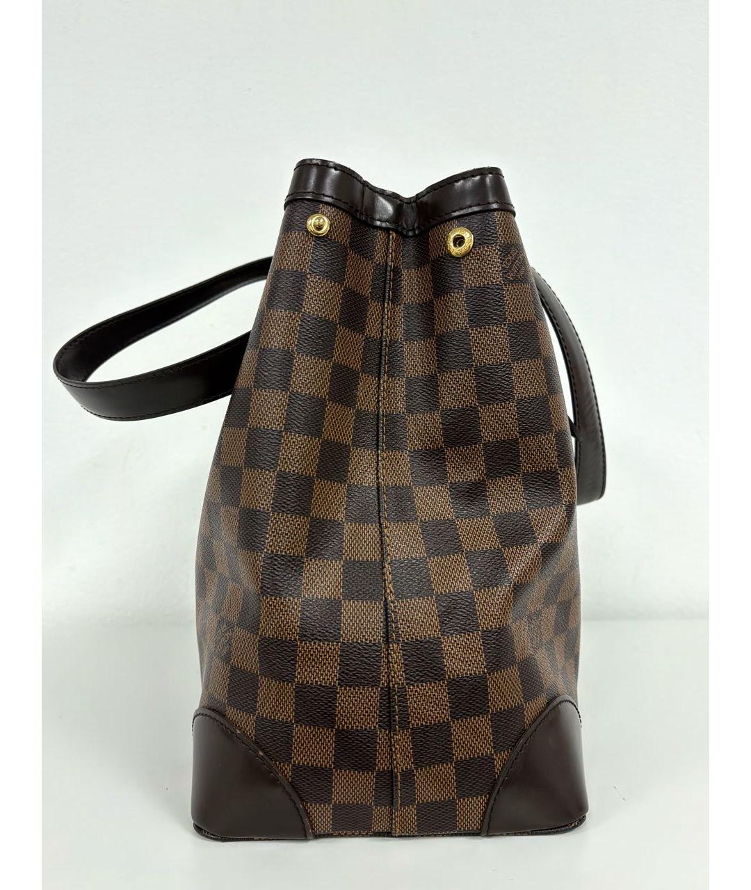 LOUIS VUITTON Коричневая сумка тоут, фото 7