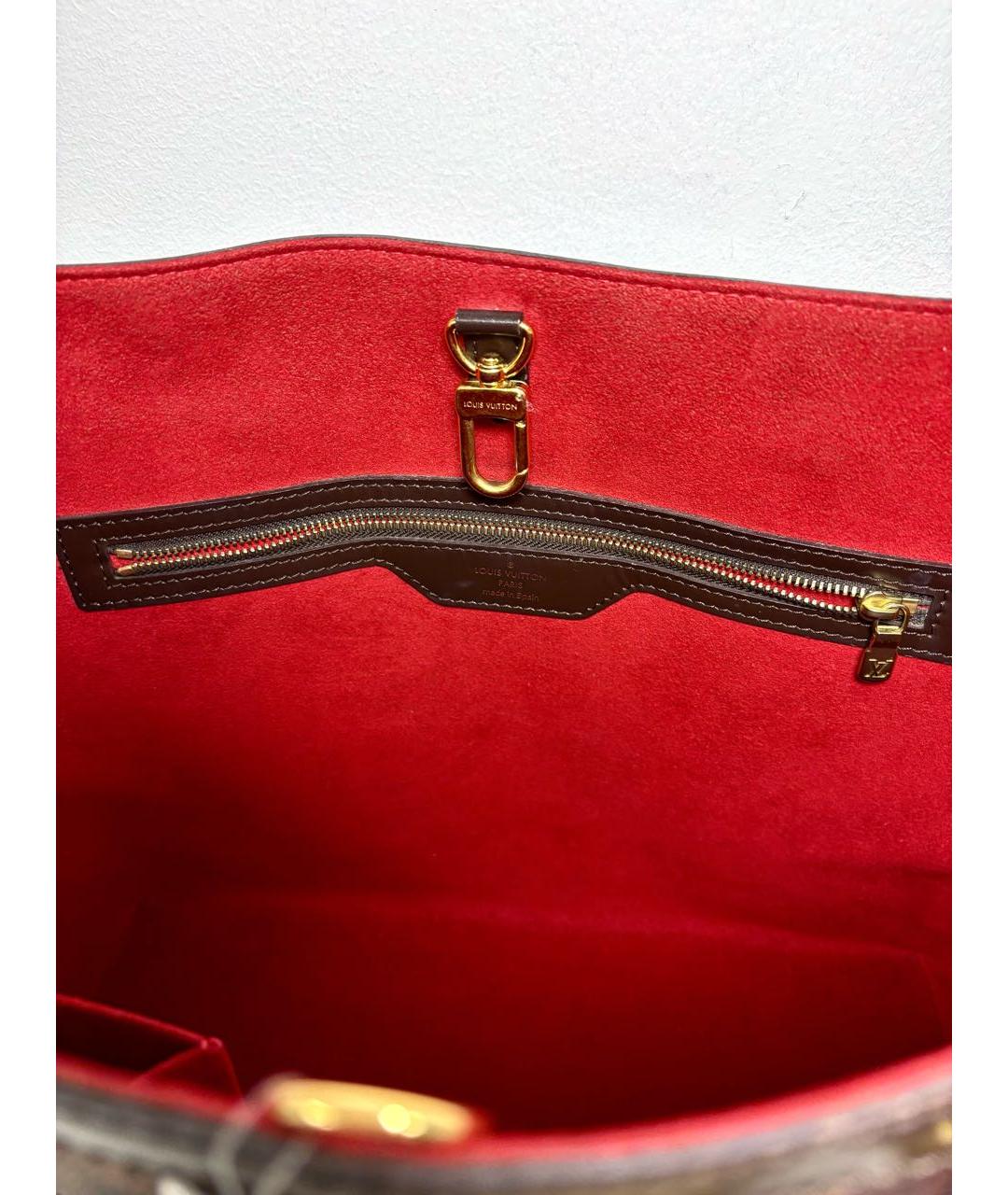 LOUIS VUITTON Коричневая сумка тоут, фото 8