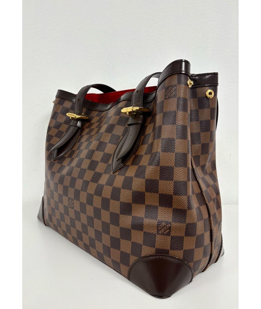 LOUIS VUITTON Коричневая сумка тоут, фото 5