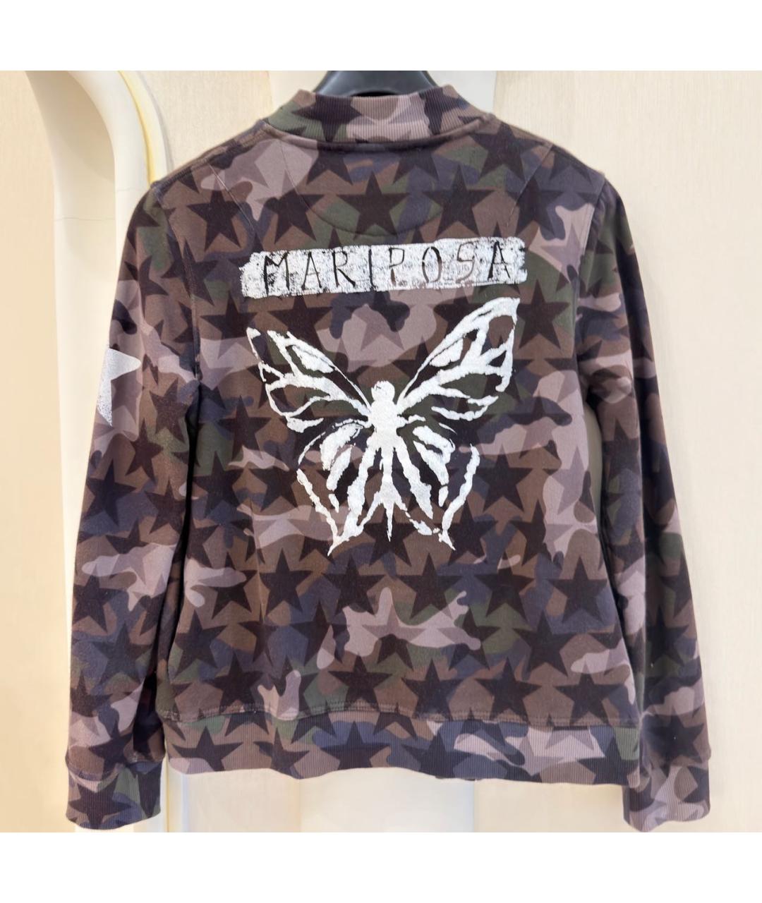 VALENTINO Хаки хлопковая спортивная куртка, фото 2