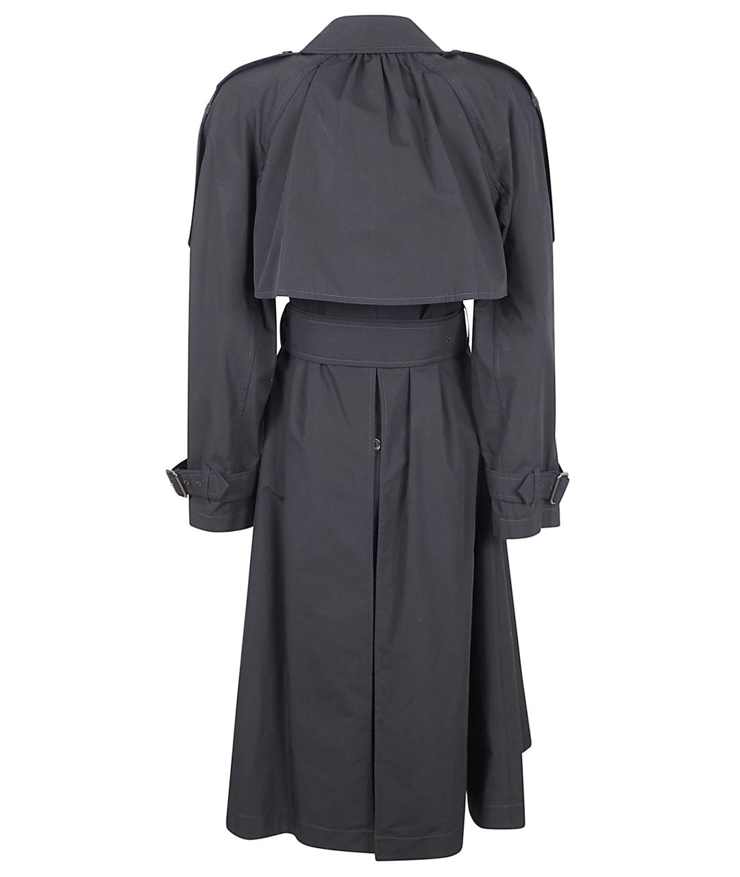 BURBERRY Черный полиамидовый тренч/плащ, фото 2