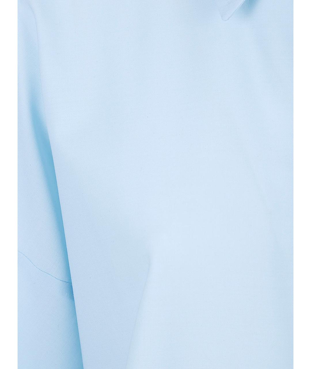 FABIANA FILIPPI Голубая хлопковая рубашка, фото 3