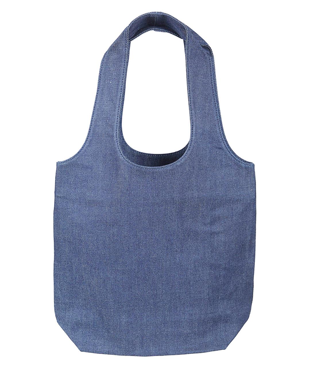 A.P.C. Синяя хлопковая сумка тоут, фото 3