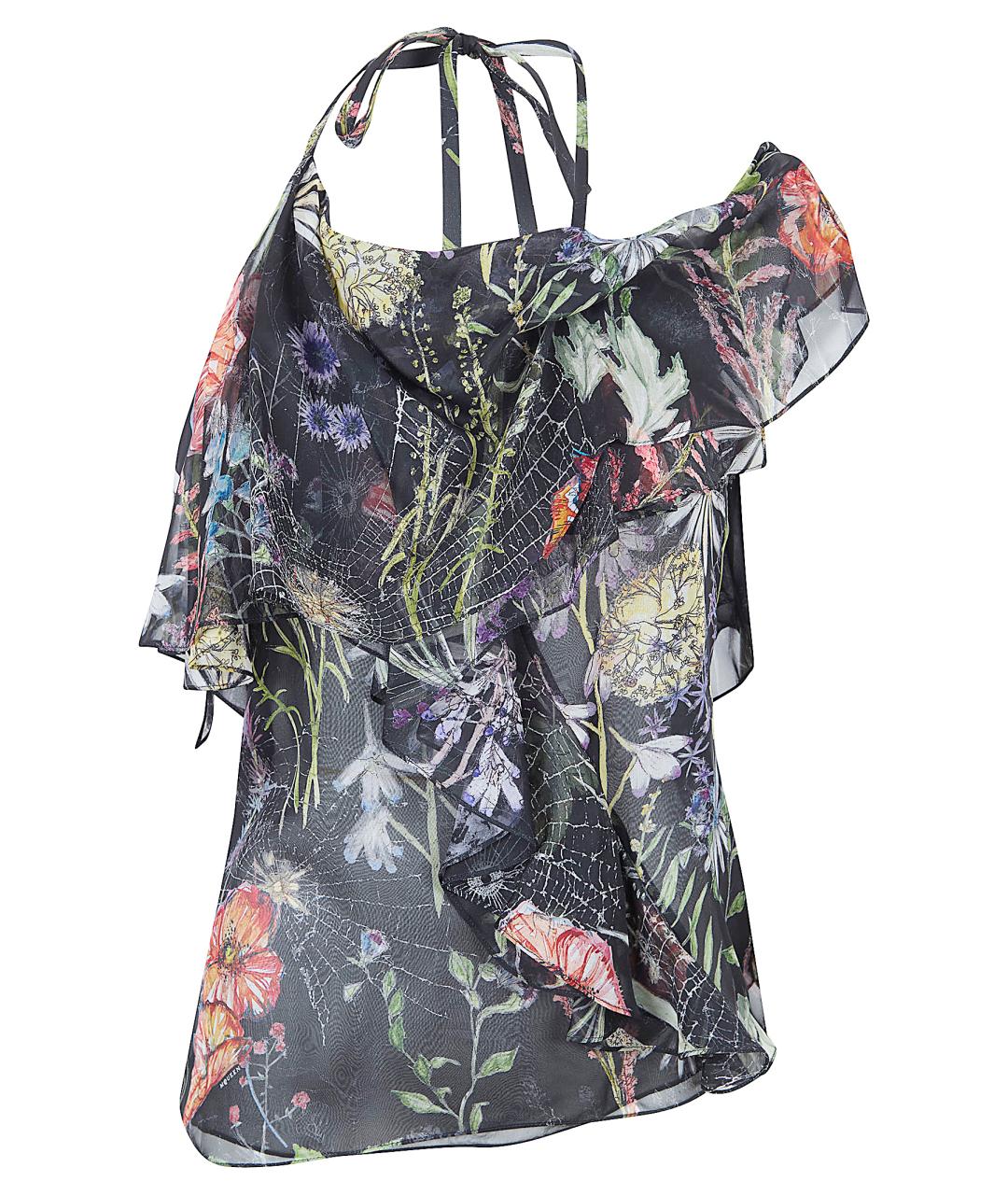 ALEXANDER MCQUEEN Мульти шелковая блузы, фото 1