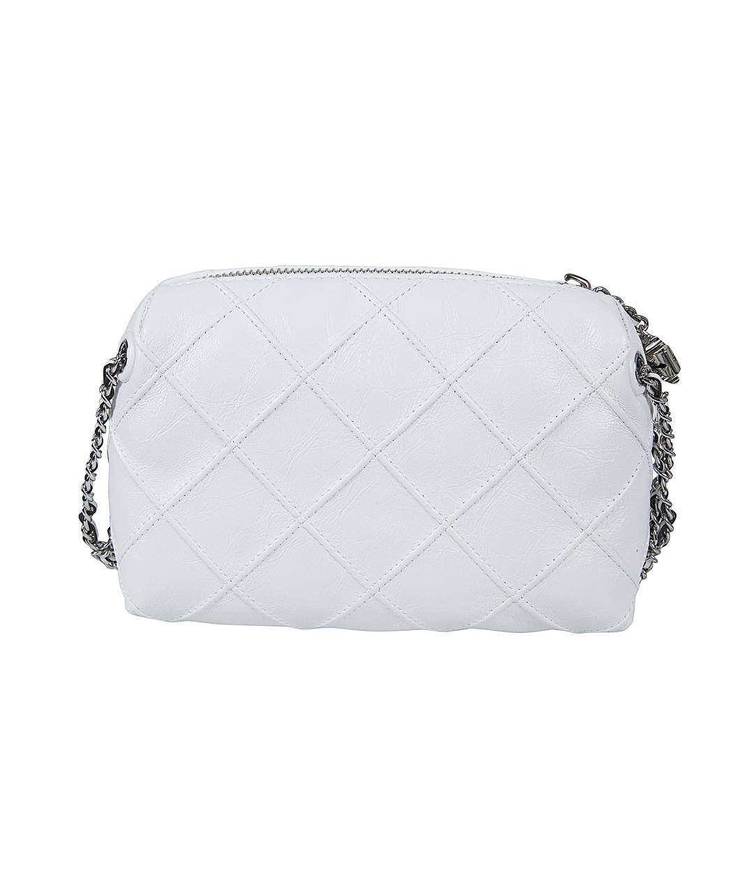 TORY BURCH Белая кожаная сумка через плечо, фото 3