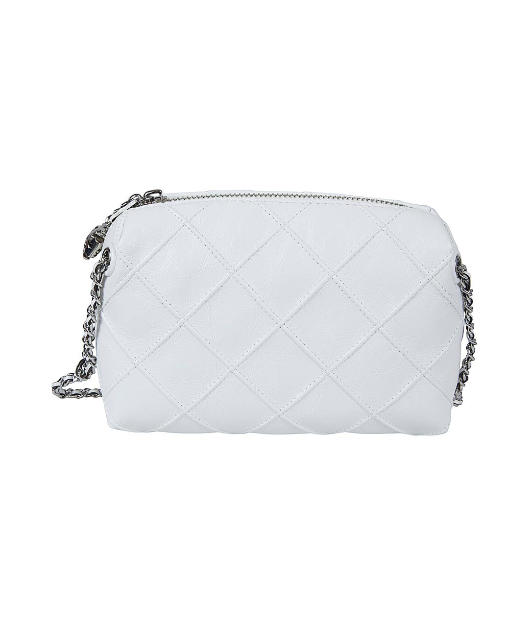 TORY BURCH Белая кожаная сумка через плечо, фото 1