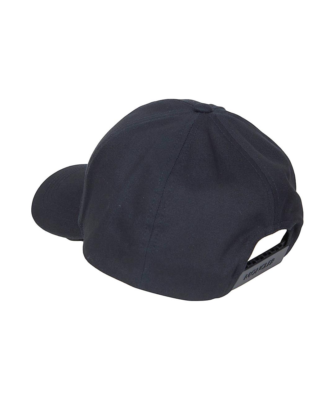 MONCLER Черная хлопковая кепка/бейсболка, фото 2