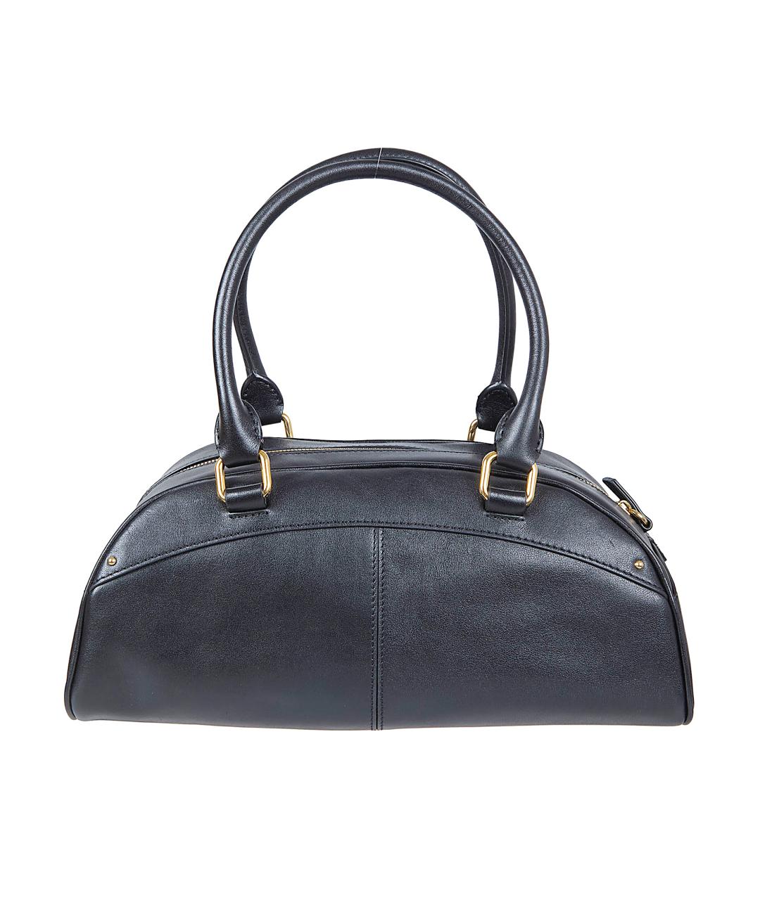 CHLOE Черная кожаная сумка тоут, фото 3