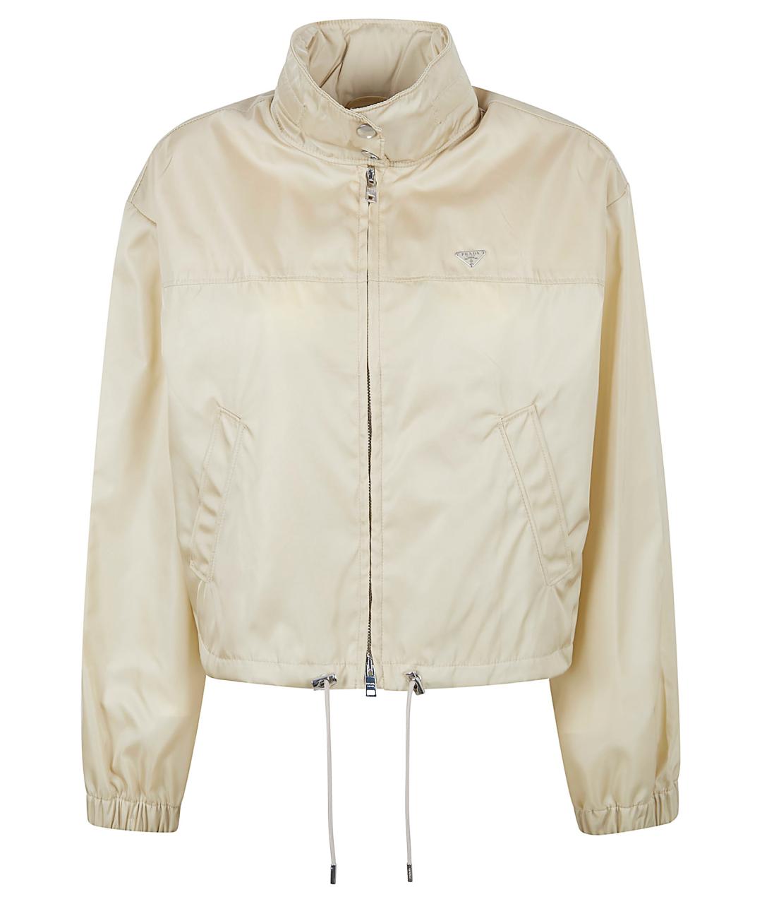 PRADA Белая полиамидовая куртка, фото 1