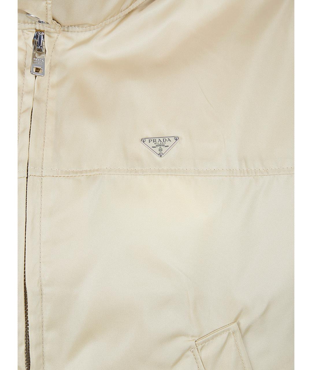 PRADA Белая полиамидовая куртка, фото 3