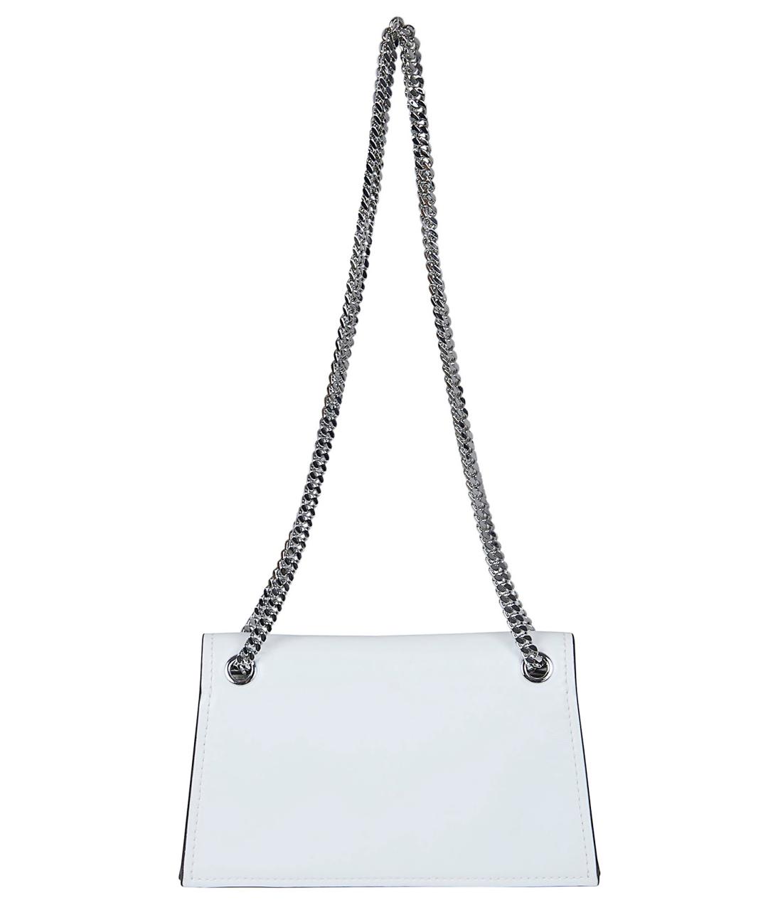 TORY BURCH Белая кожаная сумка через плечо, фото 3