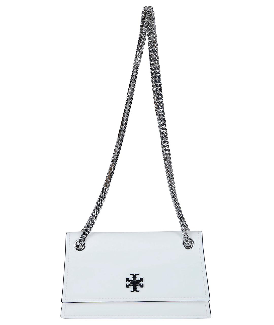 TORY BURCH Белая кожаная сумка через плечо, фото 1