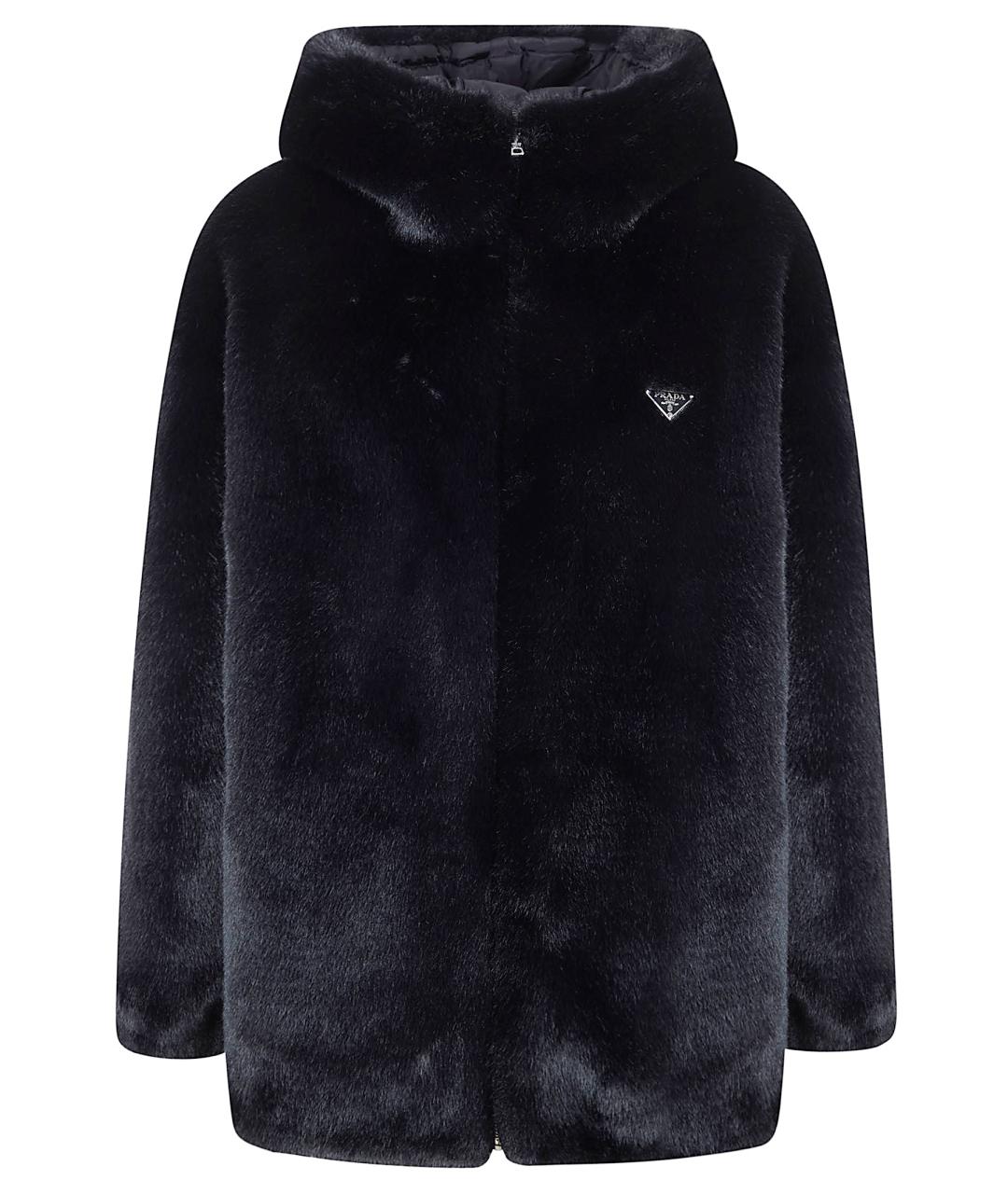 PRADA Черная полиамидовая куртка, фото 1