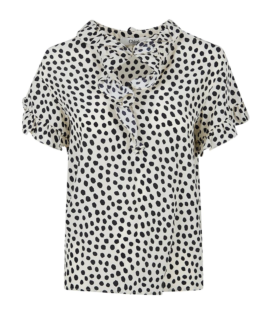 CHLOE Мульти шелковая блузы, фото 1