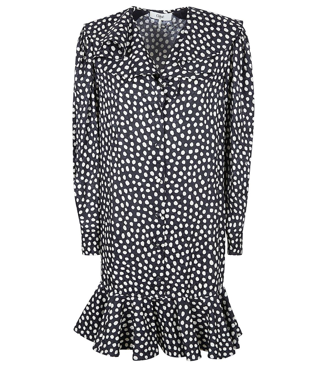 CHLOE Мульти шелковое платье, фото 1