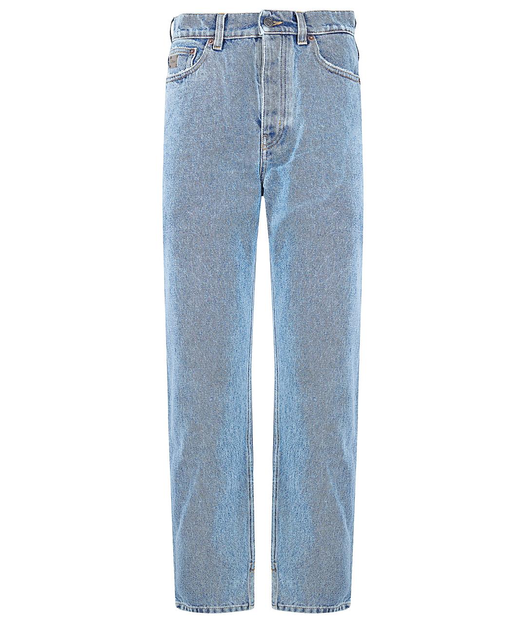 CHLOE Синие хлопковые прямые джинсы, фото 1