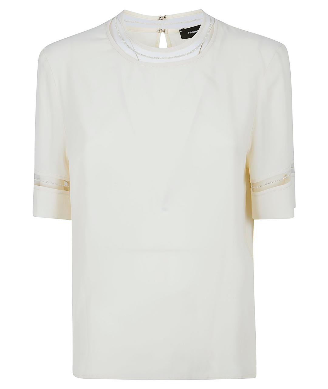 FABIANA FILIPPI Бежевая блузы, фото 1