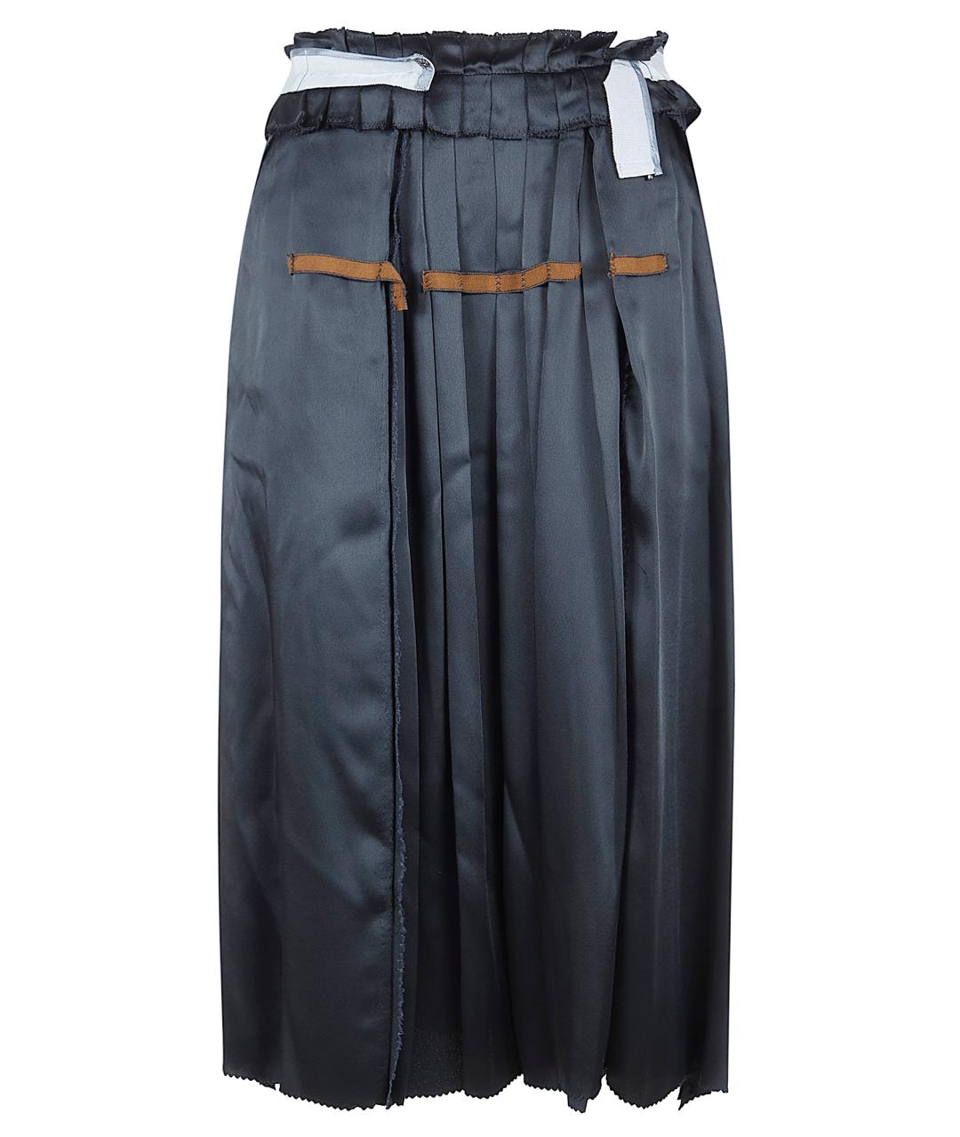 MAISON MARGIELA Черная юбка миди, фото 1