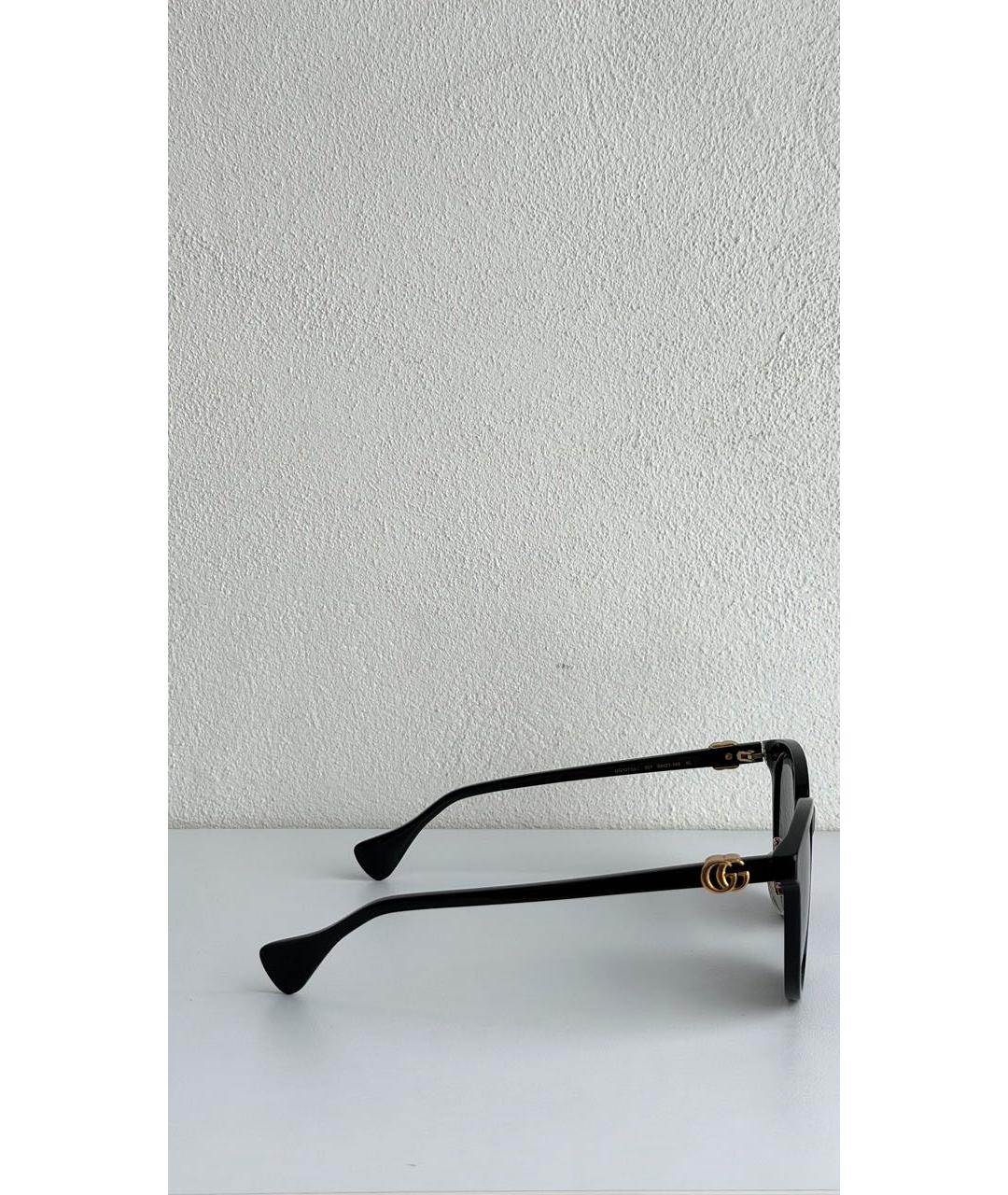 GUCCI Черные пластиковые солнцезащитные очки, фото 3