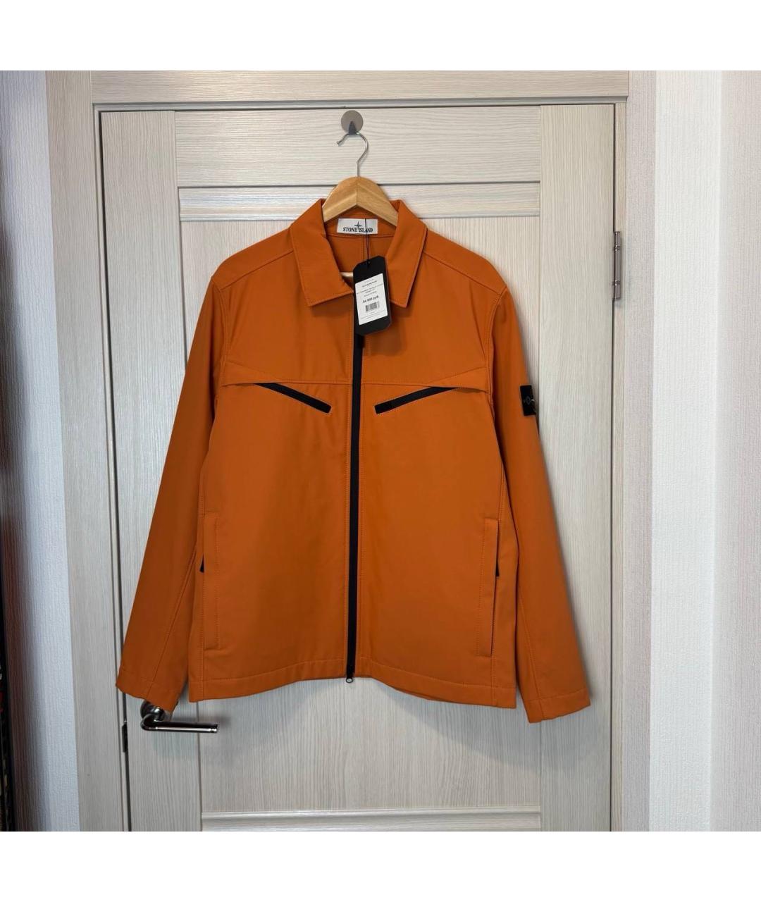 STONE ISLAND Оранжевая куртка, фото 6