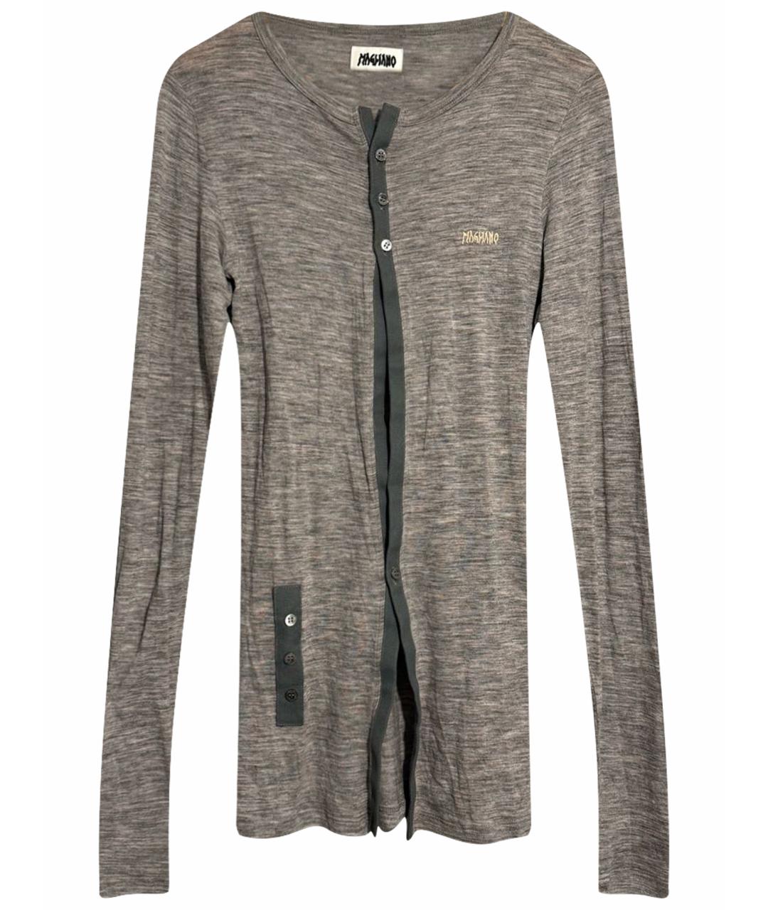 MAGLIANO Серый шерстяной кардиган, фото 1