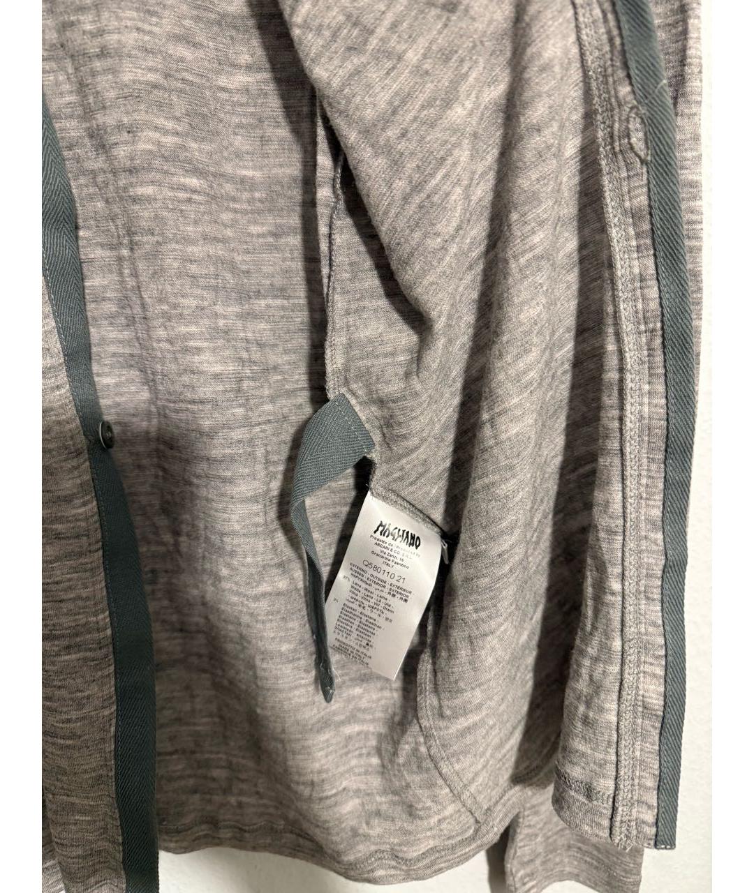 MAGLIANO Серый шерстяной кардиган, фото 5