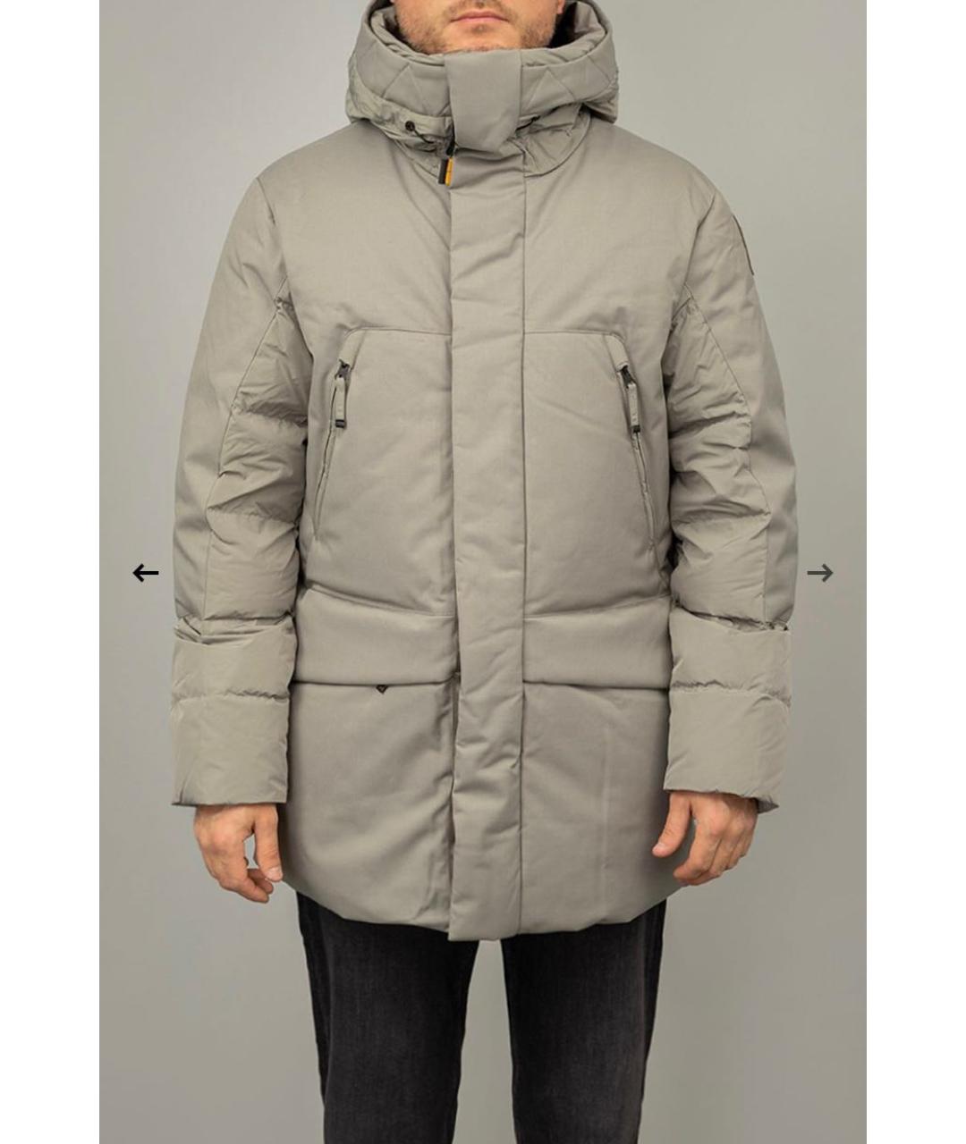 PARAJUMPERS Серый полиэстеровый пуховик, фото 7