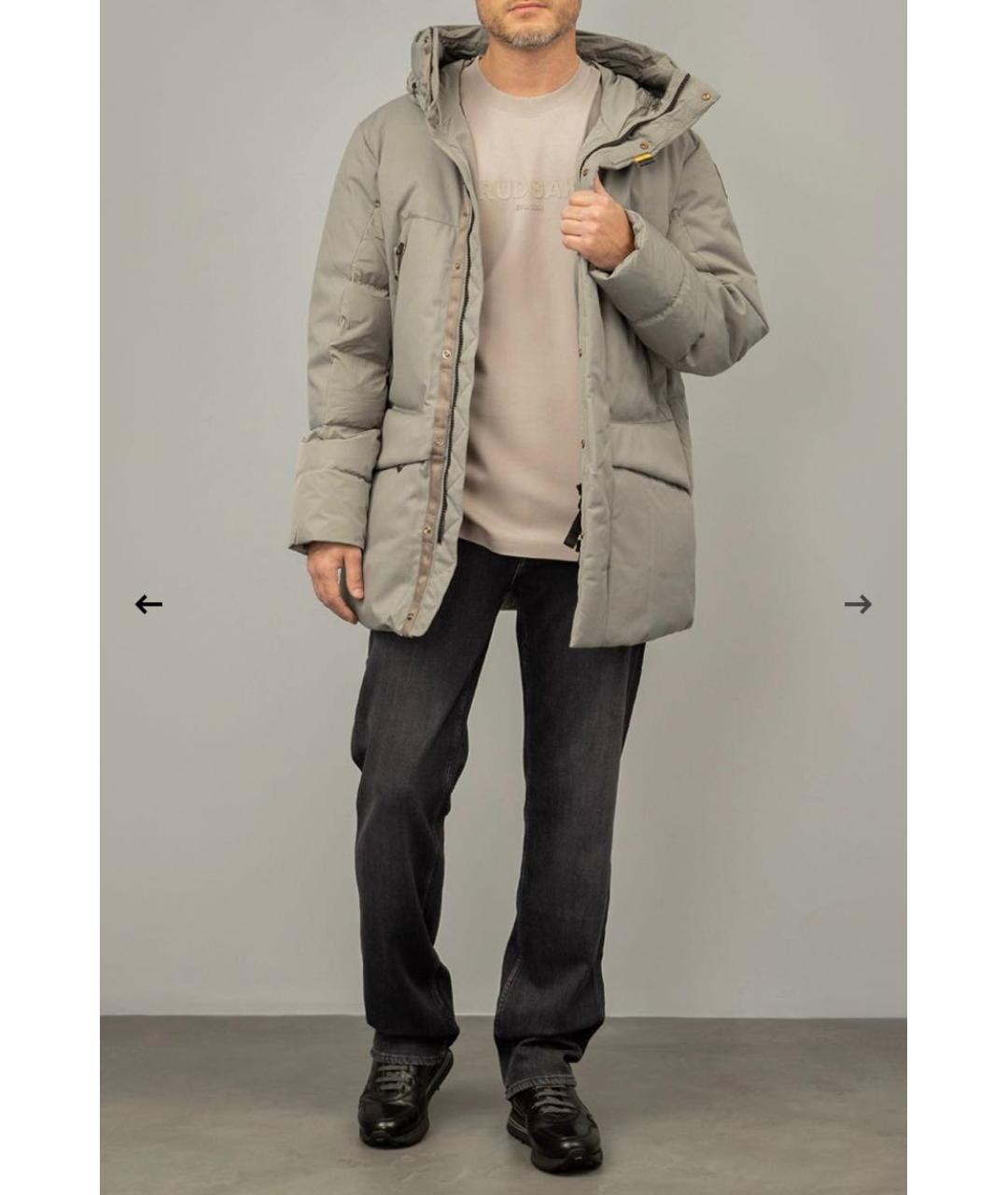 PARAJUMPERS Серый полиэстеровый пуховик, фото 6