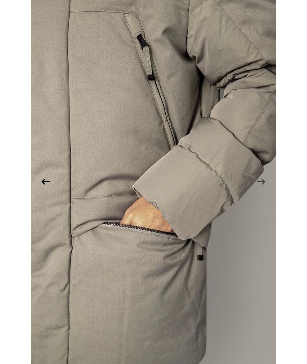 PARAJUMPERS Серый полиэстеровый пуховик, фото 3